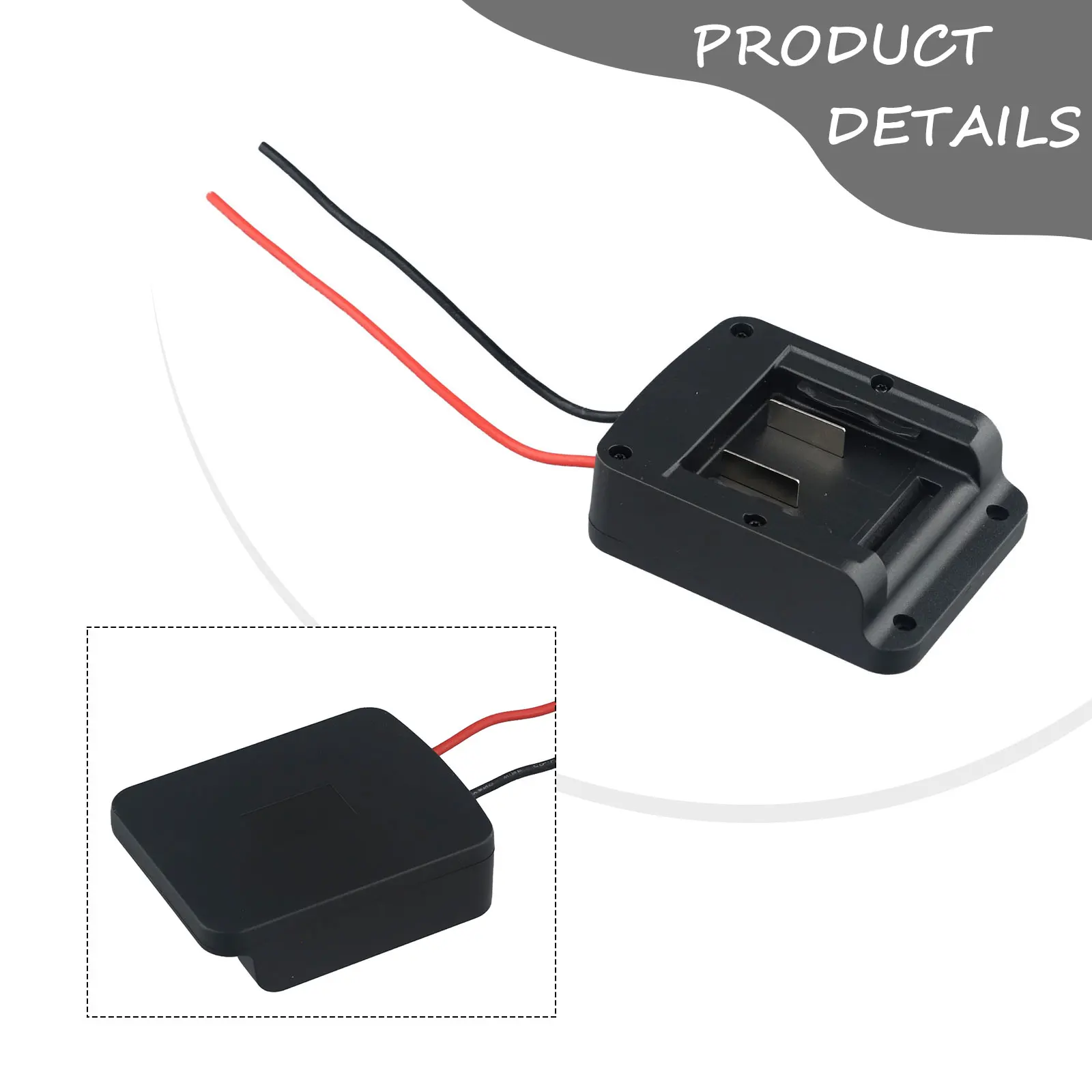 

Battery Cable Connector Output Adapter for Ozito 18V Li Ion Battery DIY Power Supply Access for Various Applications