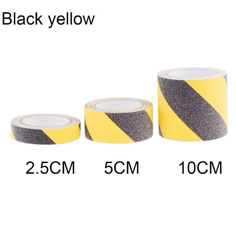 10M/5M Anti Slip Floor Tape PEVA rubber silica sand tape Adhesive Stickers Waterproof Non-slip Tape For Ground Bathroom Stairs