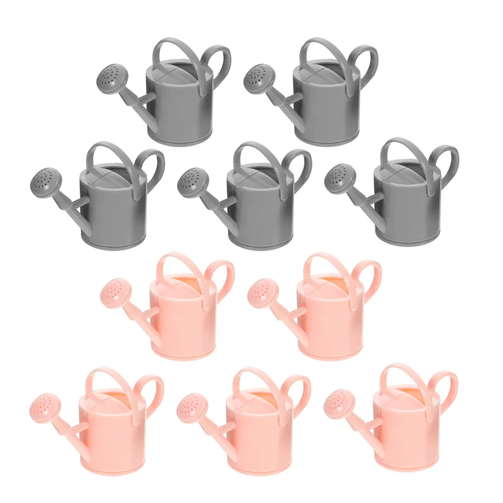 10pcs Mini Watering Cans for Plants, Compact Plastic Garden Kettles for Desk, Potted Plants & Bath Play