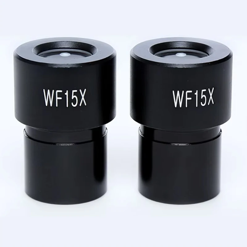 WF15X Biological Microscope eyepiece Mounting size 23.2mm Optical Microscope Lens Accessories Wide Angle Monocular Ocular Lens