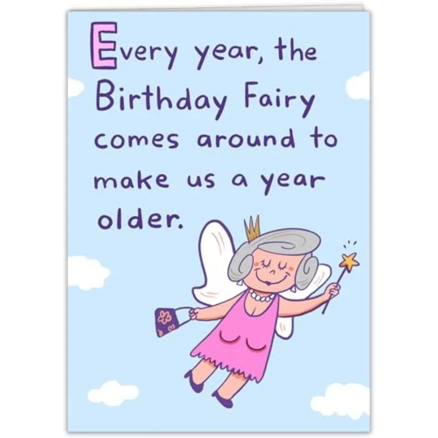 Humorous Birthday Card for Friends and Family
