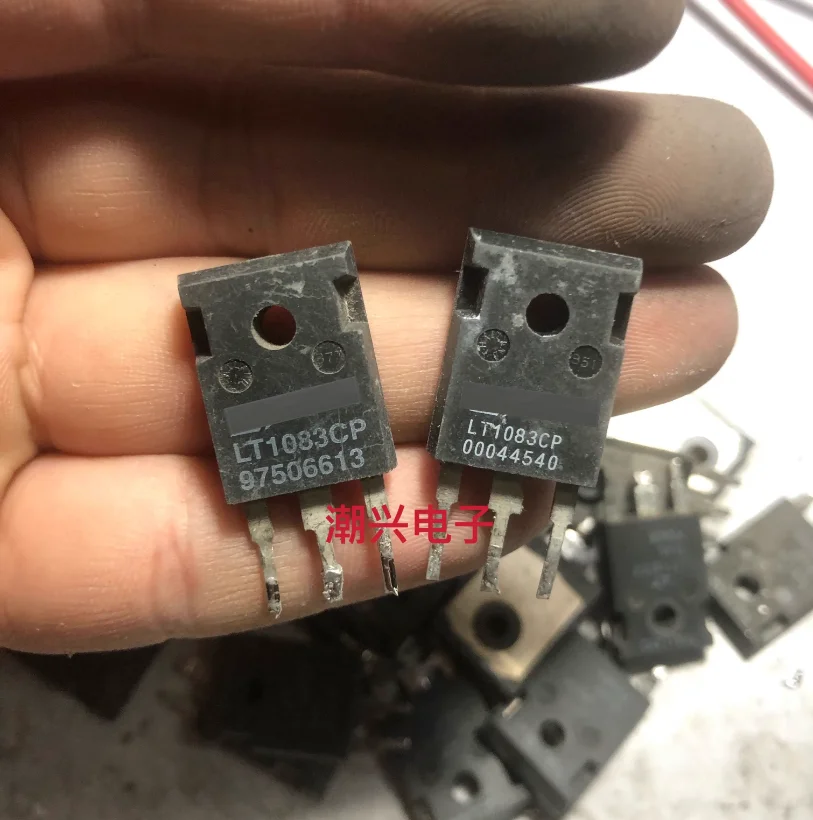 Used LT1083CP high current adjustable voltage regulator with three terminal voltage regulator