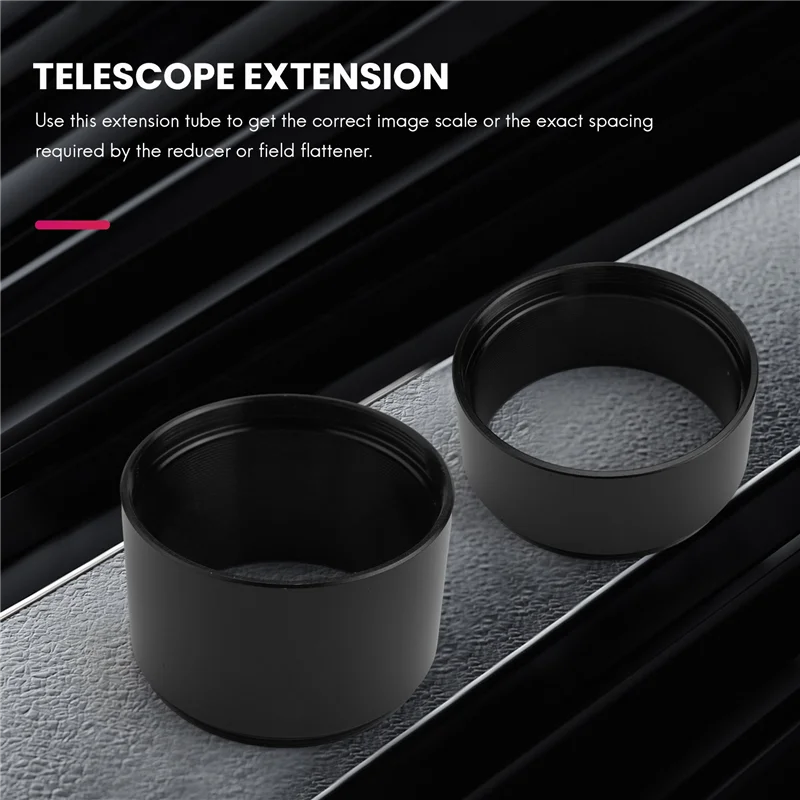 M48X0.75 Focal Length Extension Tube Kit 3/5/7/10/12/15/20/30mm for Astronomical Telescope Photography T2 Extending Ring HOT