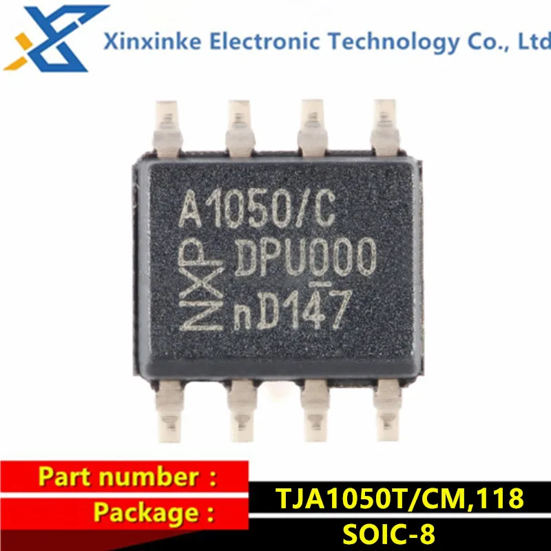 5PCS TJA1050T/CM,118 Marking：A1050/C SOIC-8 TJA1050 CAN Interface Chip SMD IC