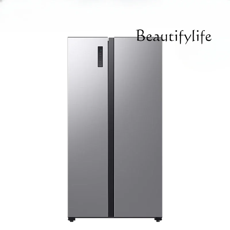 

516L slim embedded air-cooled variable frequency fresh-keeping double-door refrigerator for home use