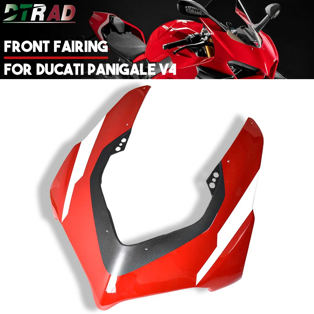 

NEW For DUCATI Panigale V4 V4S V4R 2020 2021 2022 2023 Carbon Fiber Front Body Fairing Kits Motorcycle Accessories Plain Matte