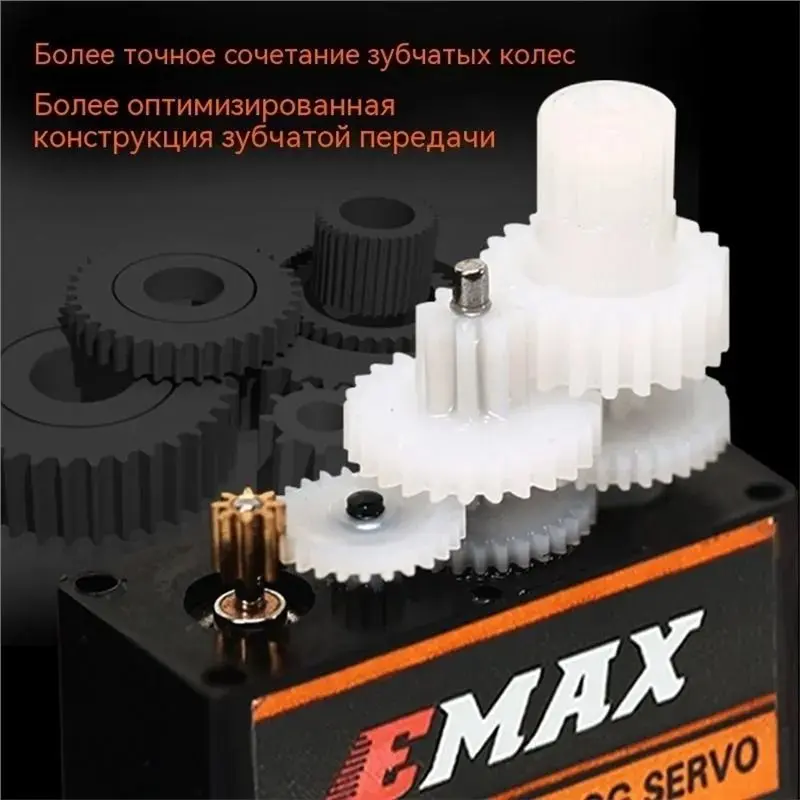 【NEW USER EXCLUSIVE】EMAX For F3A 3D RC Airplane For ES3003 17G 3.5Kg Plastic Metal Gear Analog Servo For ES3103 Upgrade