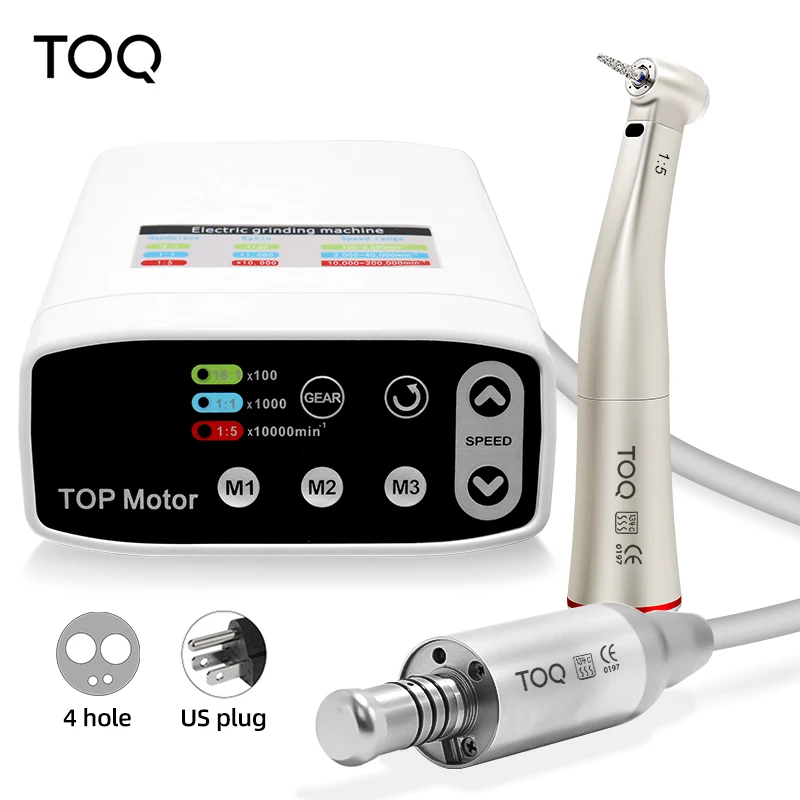 Dental Brushless Led Micro Motor Electric Machine Set Internal Water Spray E-type Contra Angle Handpiece Clinical Equipment