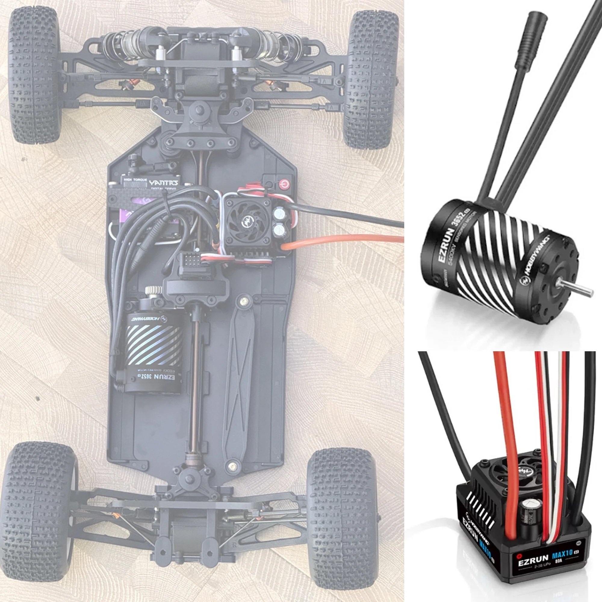 

Hobbywing Waterproof Brushless Motor EZRUN 3652SD G3