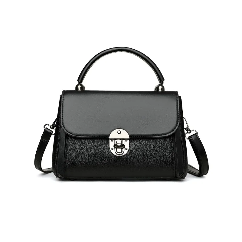 

Fashionable Solid Color Leather Diaper Bag, Vintage Classic Designer Handbag, Unique Shoulder Purse For Shopping Party Ladies