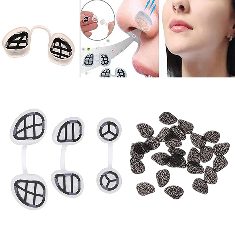 Comfortable Nose Invisible Nasal Filters Anti Air Pollution Pollen Allergy Mask Removable Nose Dust Filter