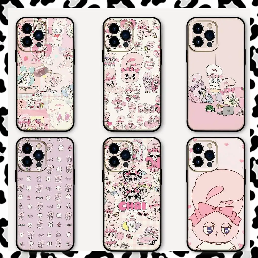 Esther Bunny Handyhülle für iPhone 17 16 15 11 12 13 14 Pro Max 16 Plus 12 Mini 15Pro MAX Cover
