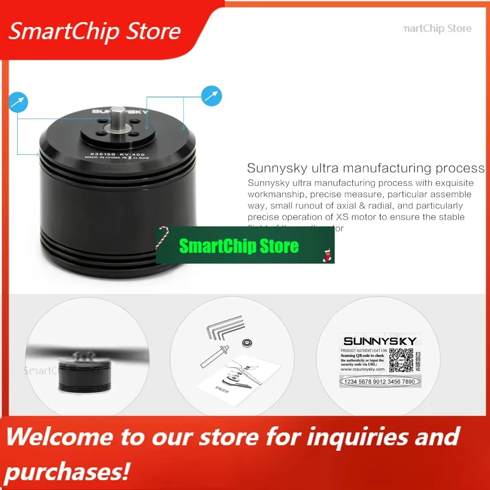 Store1pcs SunnySky X3515S 400KV 6S 4mm Shaft Diameter High Effectiveness Brushless Motor For Rc Multirotor Airplane ToyDrone Pa