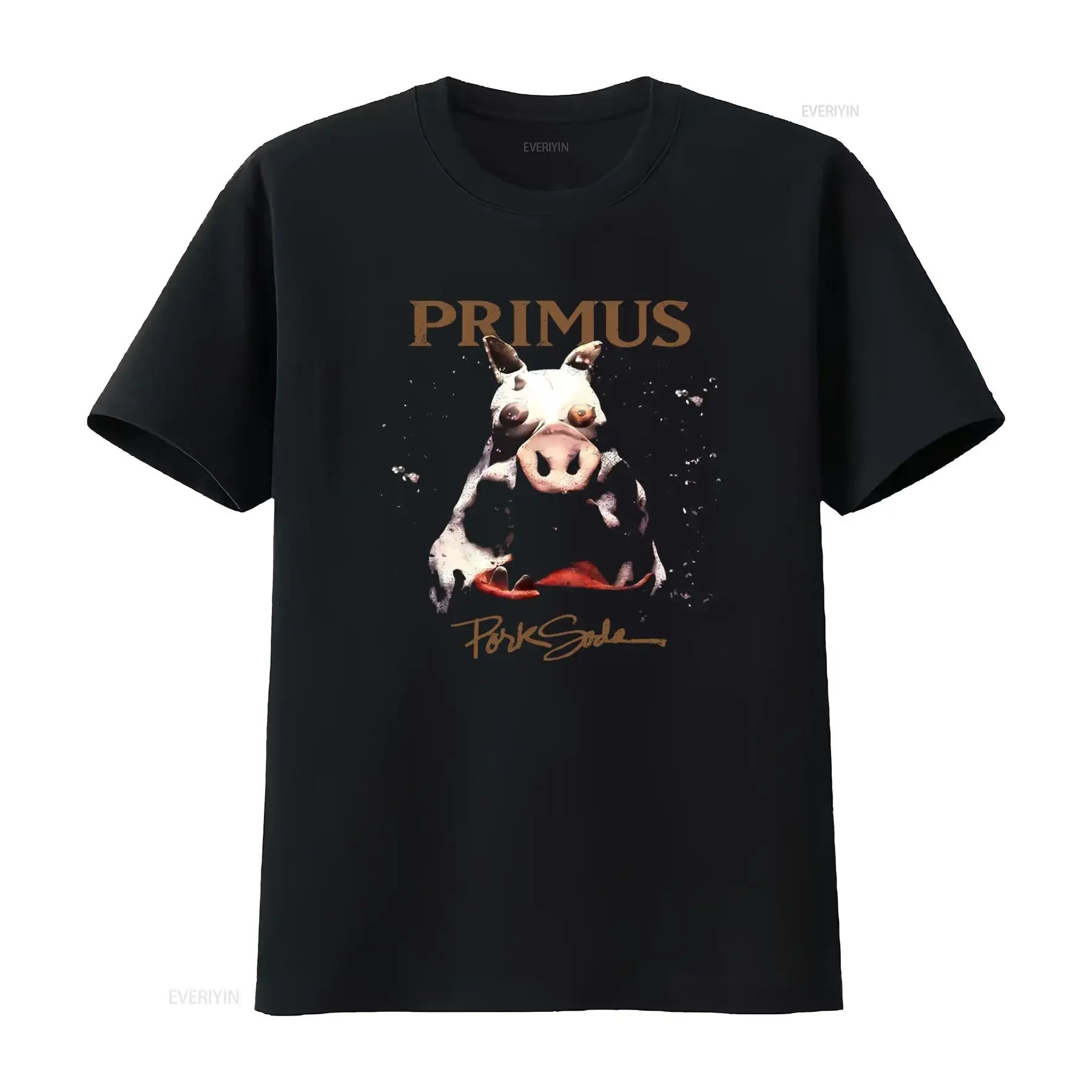 Primus Pork Soda Smoke T Shirt Unique Band Merch for Rock Fans vintage Washed designer clothes streetwear Soft Unisex Stylish