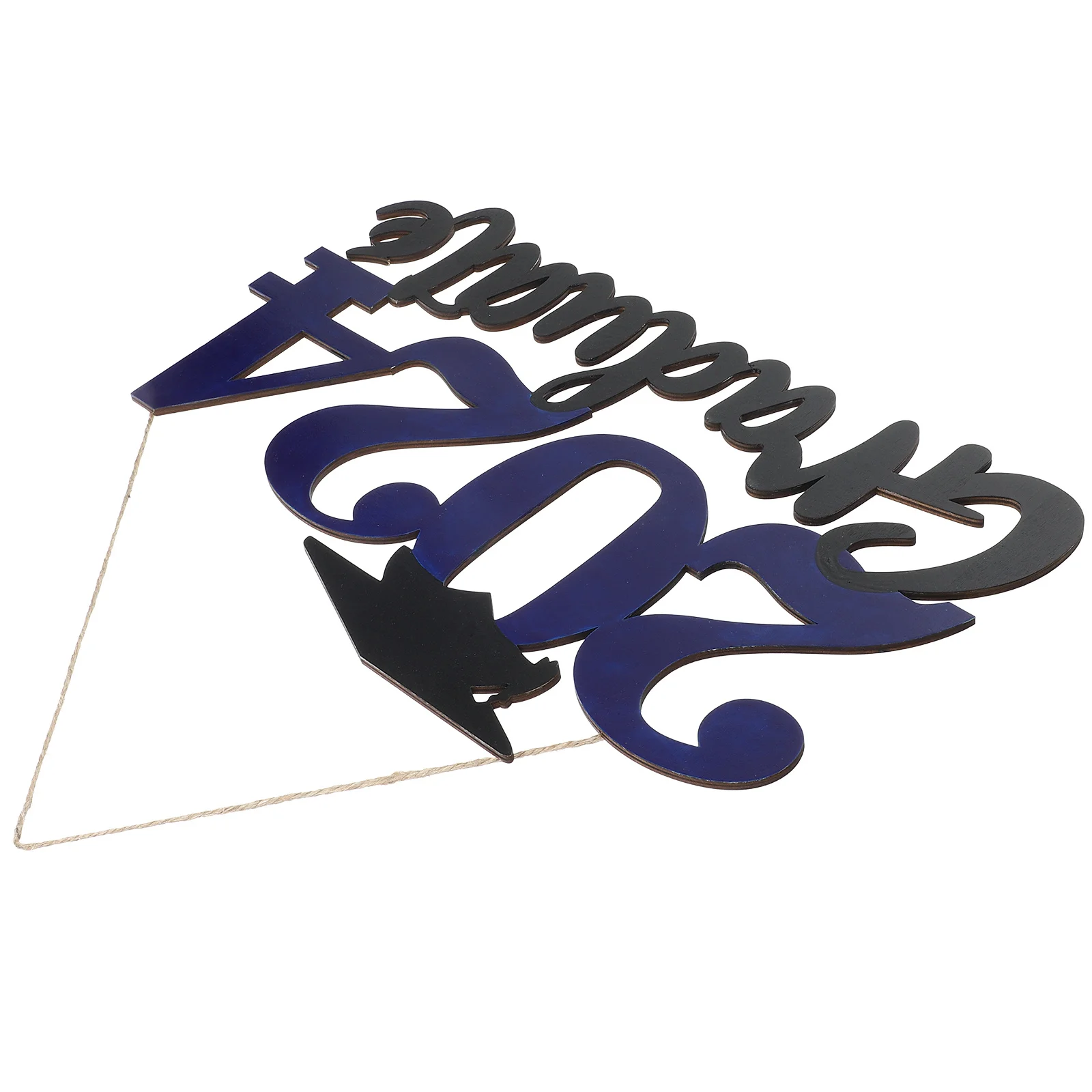 

2024 Graduation Wooden Party Sign Decoration Photo Booth Prop Funny Graduation Photo Prop Hanging Plaque for Classroom Home