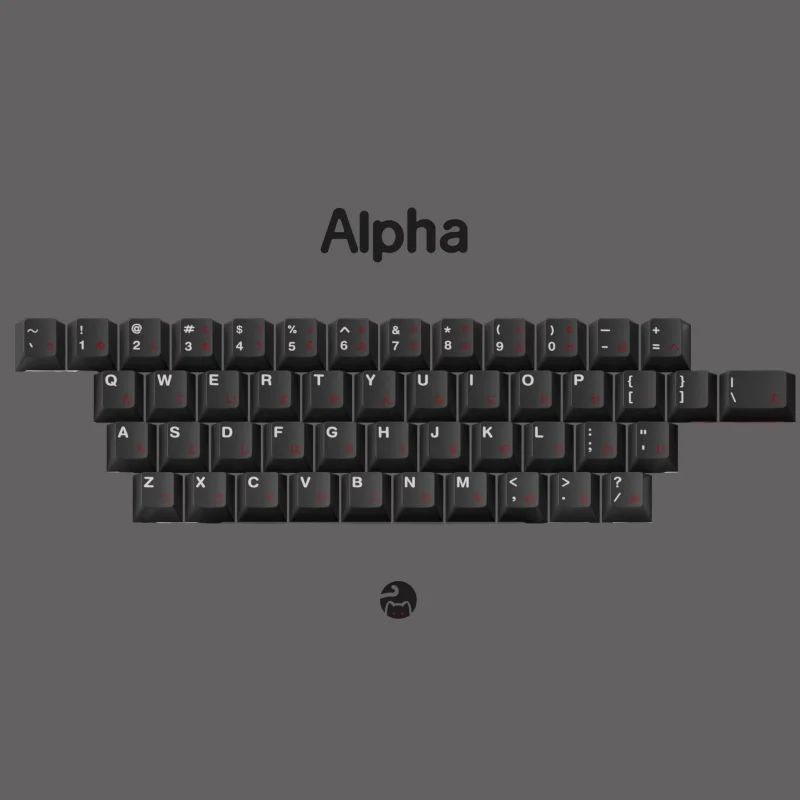 Wolf dragon theme original high keycap five-sided hot sublimation PBT mechanical keyboard personalized keys full set