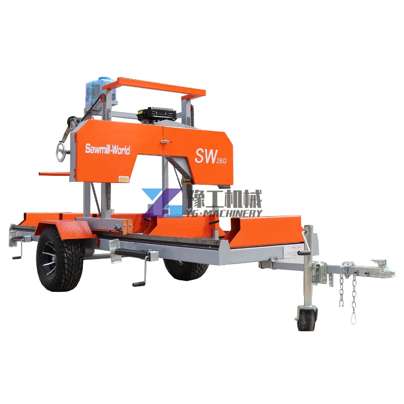 Fast Delivery Factory Design Diesel Portable Sawmill Fixed Sawmill with CE Certification