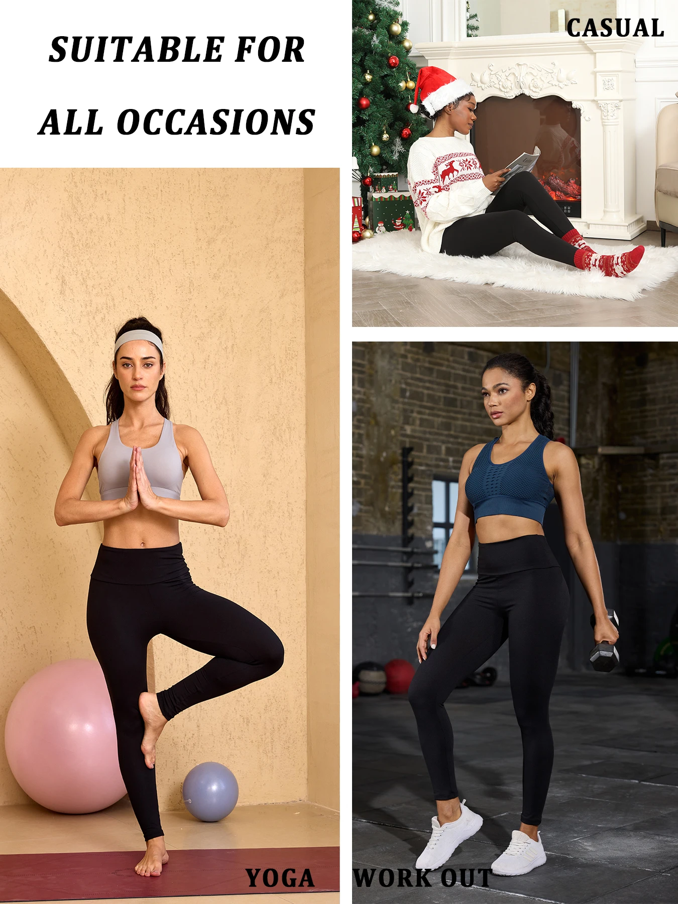 بنطال ضيق نسائي عالي الخصر مبطن بالصوف الحراري. تجريب الشتاء الدافئة الجوارب السميكة السراويل اليوغا الناعمة