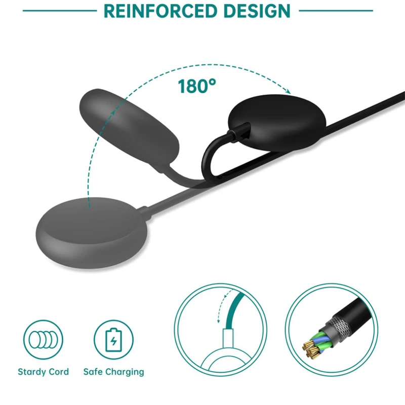 Loại C Đồng Hồ Thông Minh Smartwatch Dock Sạc Chuyển Đổi Từ Cáp Sạc USB Căn Cứ Dây Dây Cho Google Pixel Đồng Hồ Thông Minh Smart Watch Phụ Kiện