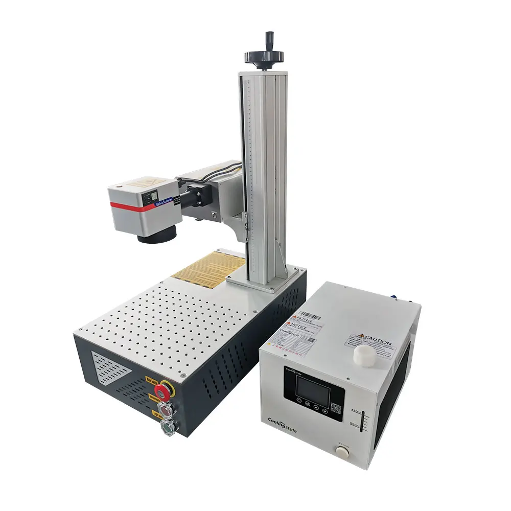 UV Laser 355nm 3W 5W 10W Glass PCB PVC Plastic Lamp Bulb UV Laser Marking Machine with Water Cooling System