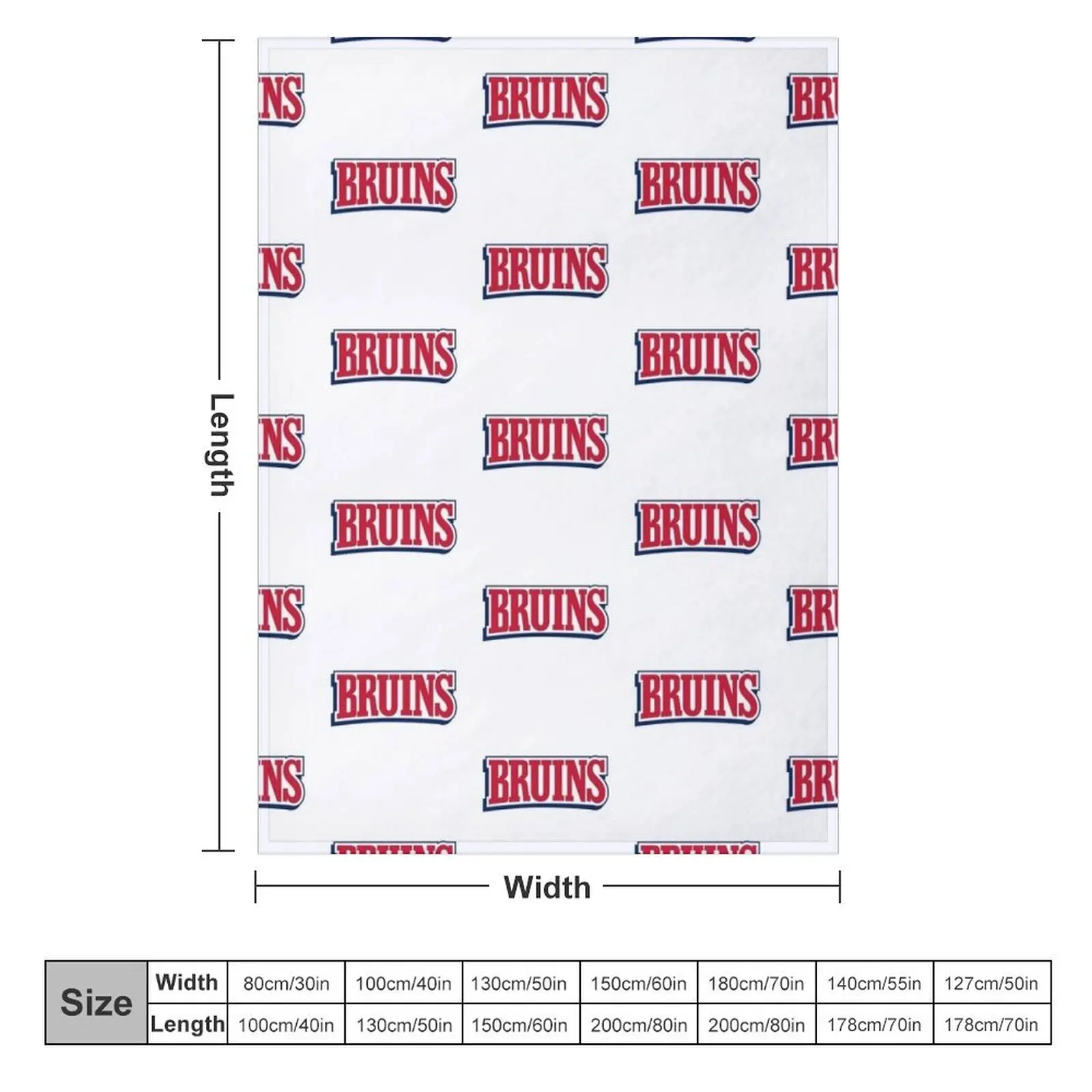 The Belmont Bruins Logo Throw Blanket Thins Fashion Sofas Thermal Blankets For Baby Blankets