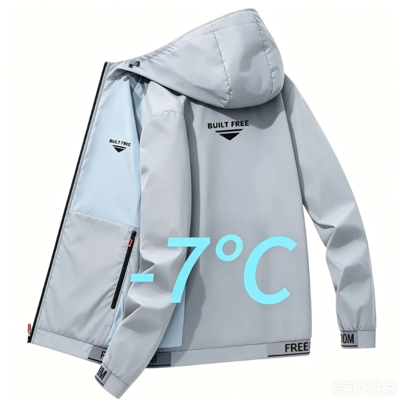 

UPF50+ White Sunscreen Jacket Men Outdoor Sun Protection Clothing Fishing Hunting Clothes Summer Quick Dry Windbreaker Skin Coat