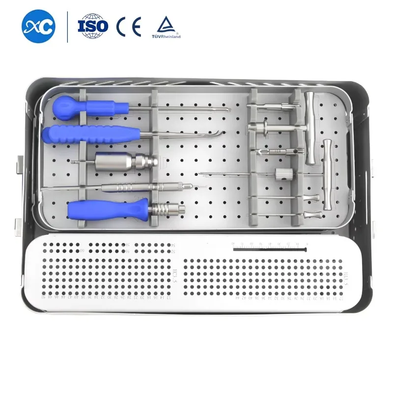 

Placas DCP Ortopedia Traumatologia Small Fragment 3.5 Mm Locking Plate Instrument Set