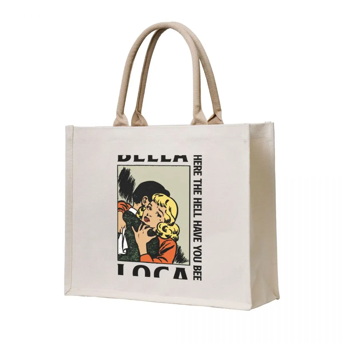 

Bella Where The Hell Have You Been Loca, Funny Twilight meme Tote Bag canvas shopping bag Women's shopping bag tote canvas