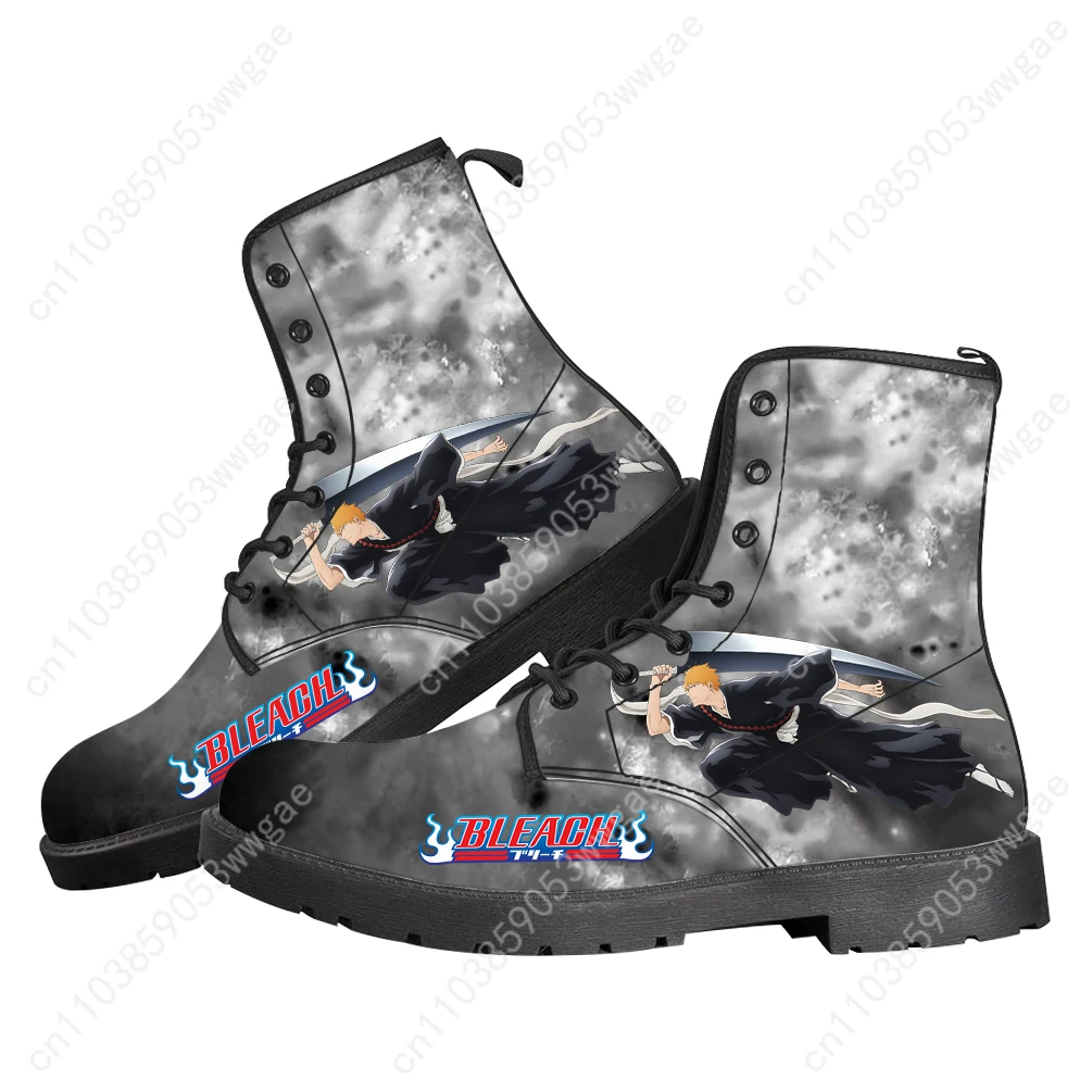 Bleach Boots Mens Womens Teenagers Shoes Casual Boot Outdoor Light High Quality Couple Print On Demand Anime Custom Made Shoes