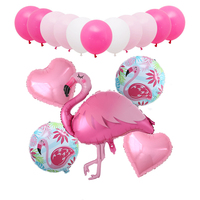 15pcs Flamingo Balloon 18inch Heart Balls White Swan Balloons Baby Shower Birthday Wedding Party Hawaiian Decoration Supplies
