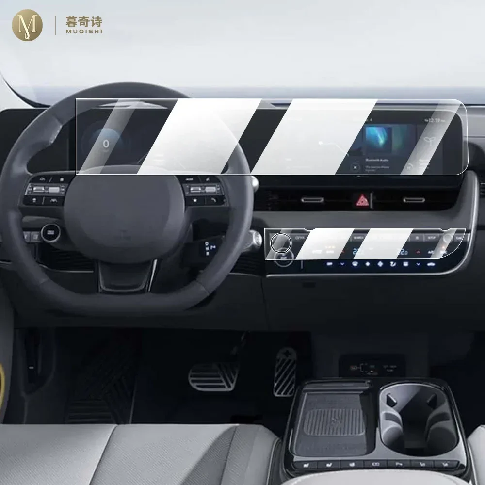 muqhi-tela-de-controle-central-interior-do-carro-anti-risco-transparente-tpu-pelicula-protetora-navegador-para-hyundai-ioniq-5-2022-2024