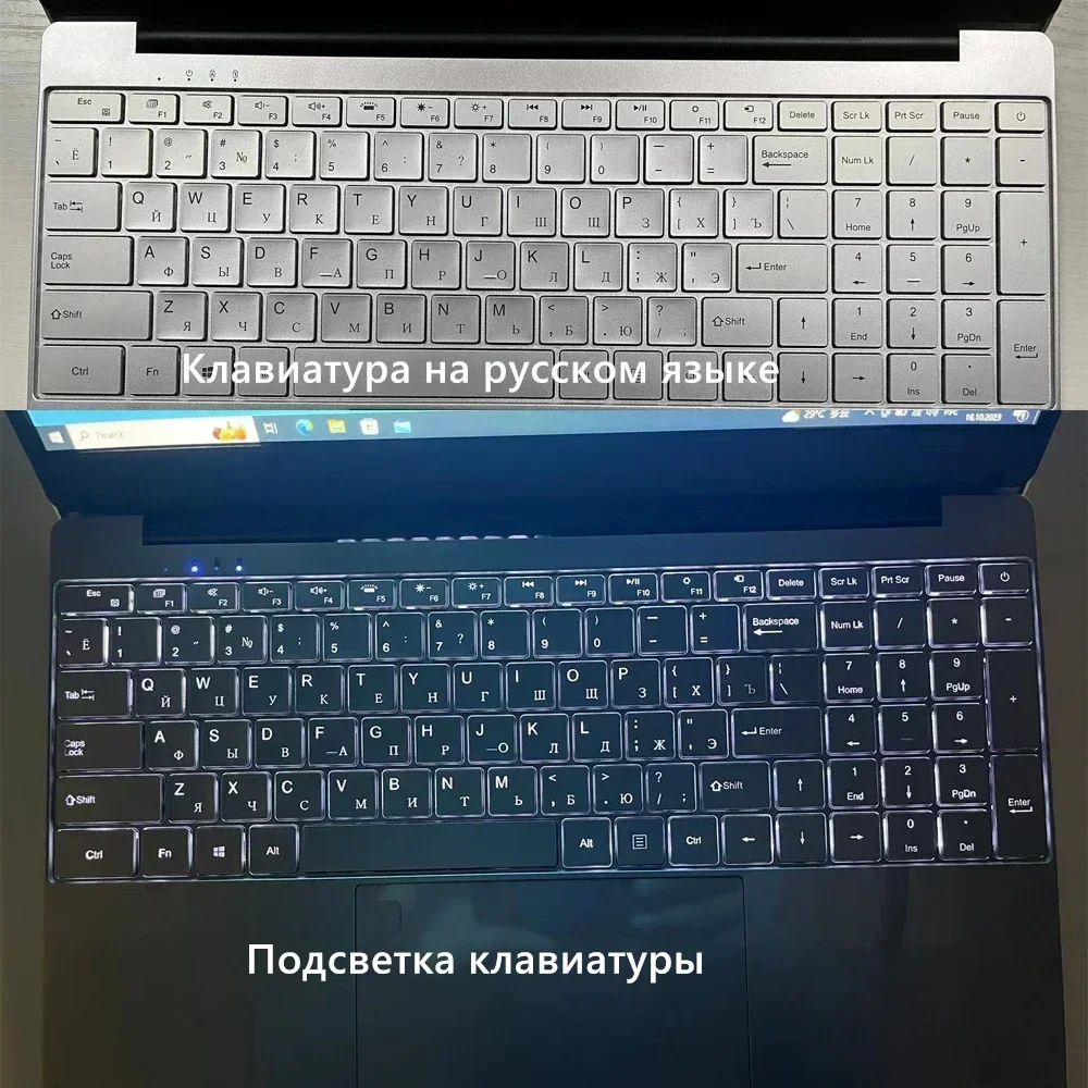 CARBAYTA ноутбук, экран 15,6 дюймов, Windows 11 10 Pro 1920*1080, 12 Гб ОЗУ 128 ГБ/256 ГБ/512 ГБ/1 ТБ