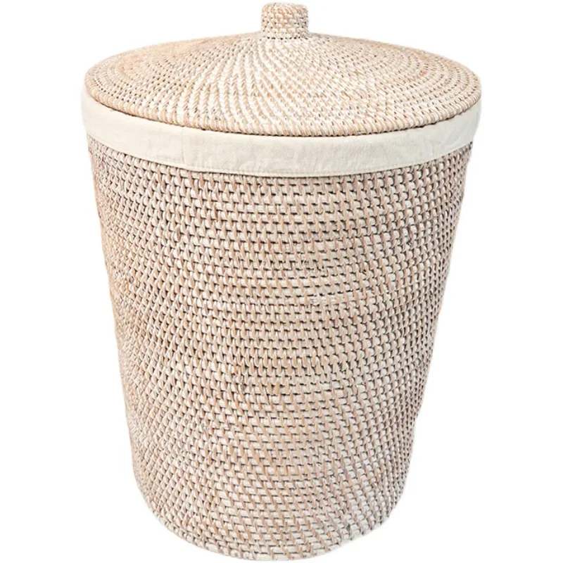 

Rattan dirty clothes basket storage bucket laundry basket rattan basket