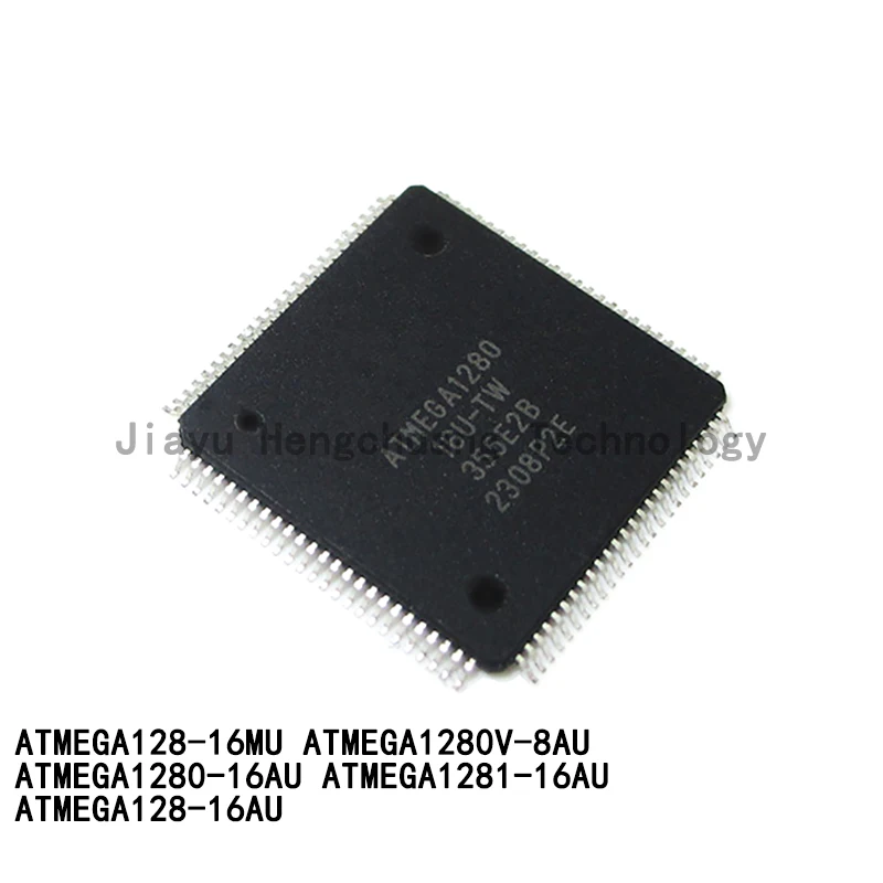 1PCS ATMEGA1280-16AU 16U ATMEGA128-16MU ATMEGA1280V-8AU ATMEGA1281-16AU ATMEGA128-16AU 8-bit MCU Microcontroller Processor Chip