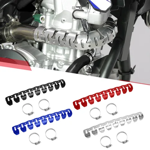 Imagen 1 del producto Protector de escudo térmico de 4 tiempos, protección de rejilla para Honda CRF150RB CRF250R CRF450R KX250 KX450 YZ450F YZ250F RMZ250 RMZ 450Z