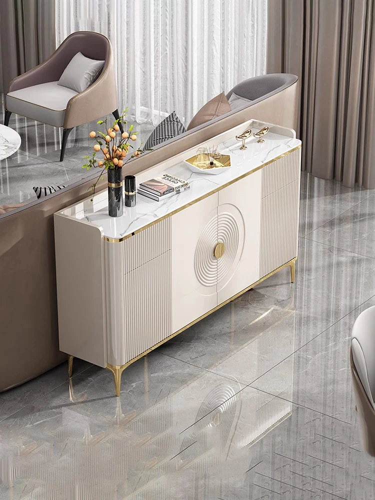 Grote huishoudelijke woonkamerkasten Europese metalen poten Glam luxe woonkamerkasten Scandinavisch modern Szafka vintage meubilair - afbeelding 2