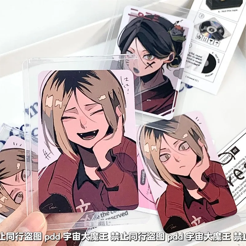 

Haikyuu Anime Card 3 Inch Exquisite Kenma Kozume Small Card Message Collection Couples Freinds Kids Gift Waterproof Bookmark