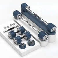 Dumbbell Household Rust Prevention Youth Barbell Household Men's Full Set of Dual-use Combination Fitness Equipment