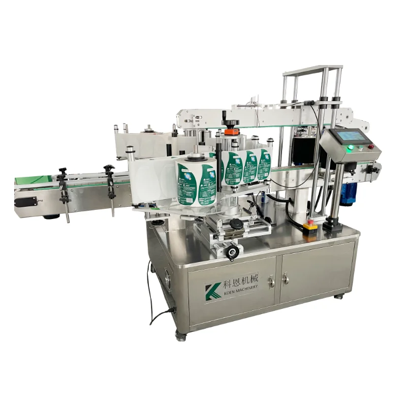 LT-600 Auto Double-side Labeling Machine for Detergent Bottles with Date Coder