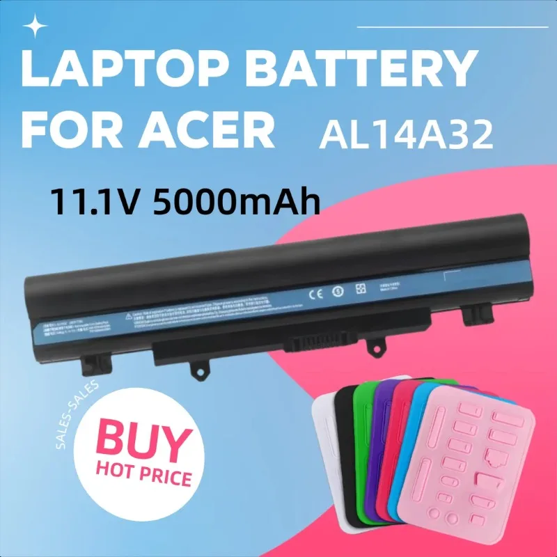 

11,1 В 5000 мАч для ноутбука Acer E5-572G 472G E5-571G 471G 511G AL14A32