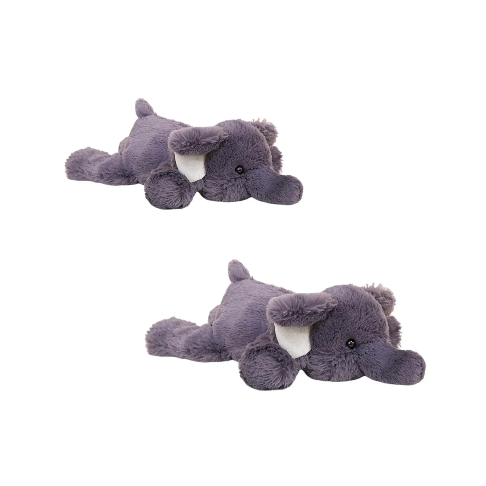 Gray Elephant Plush Toy Adorable Hugging Plush Toy for Teens Adults Boys