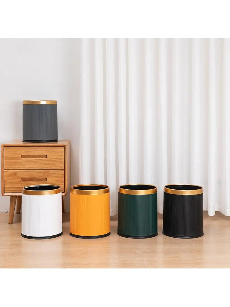 large-capacity-desktop-trash-can-bedroom-office-uncovered-ring-pressed-bucket-no-cover-household-garbage-bin-plastic-material