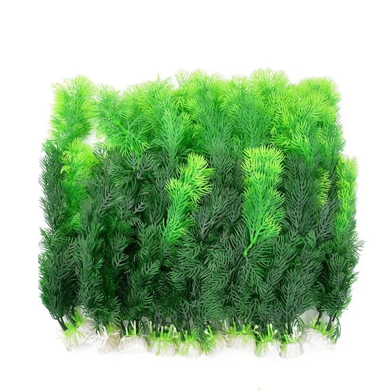 Aquarium simulation plant Artificial Water Weeds Ornament aquatic plants  Aquatic Plant Fish Tank Grass Decoration Accessories