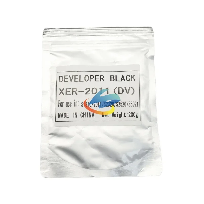 1PCS 2011DV Developer Powder Compatible for Xerox S1810 S2010 S2011 S2220 S2320 S2420 S2520 WC5019 5021 5022 5024 Black 200g/bag