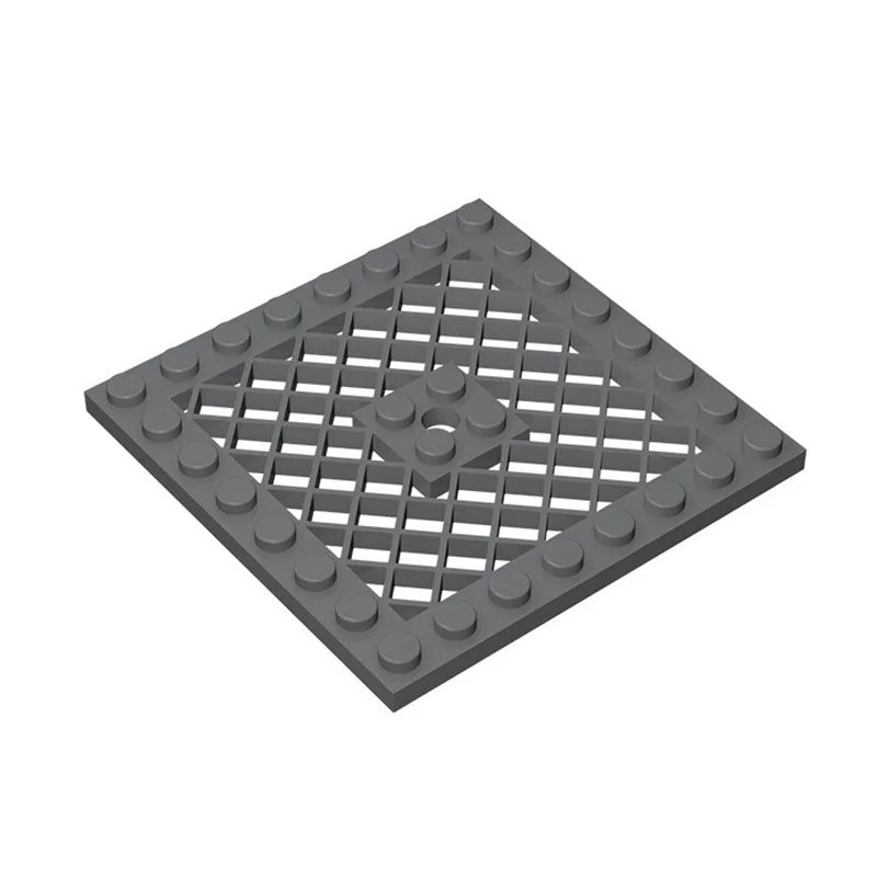 10pcs  Plate Modified 8 x 8 with Grille compatible with 4151 children's toys Assembles Building Blocks Toy Brick Parts