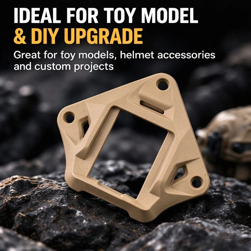 Hobby Helmet Model Upgrade Part, 3Rd Gen Tactical Nvg Shroud Cnc Base For Fast Wendy Helmet Assembly