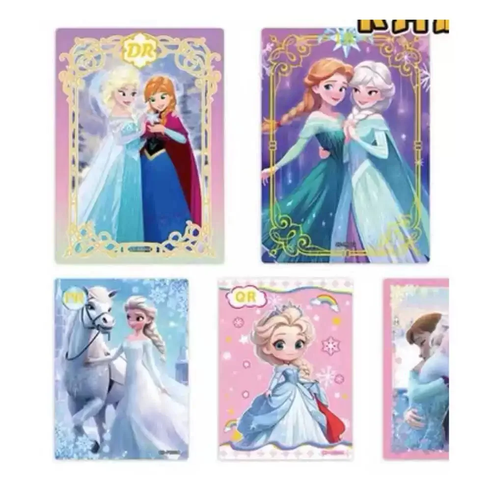 Disney Frozen Cards  Princess Collection Anime Movie Rare SSP ZR Awakening Package Card Board Game Cards Children\'s Toys Gift