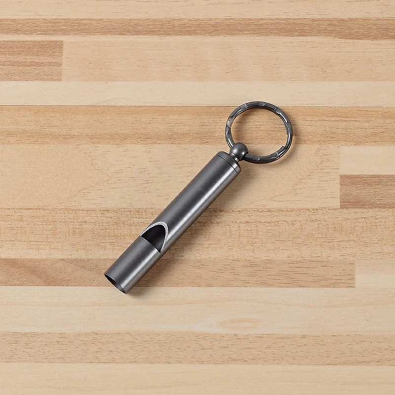 High Quality 304 Stainless Steel Emergency Whistle Safety Whistle Keychain For Team Sports Outdoor Hiking Camping Survival