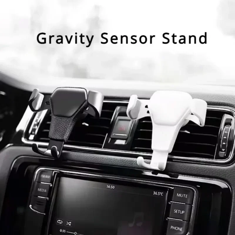 

Universal Gravity Auto Phone Holder Car Air Vent Clip Mount Mobile Phone Holder CellPhone Stand for Car GPS Driving Navigation