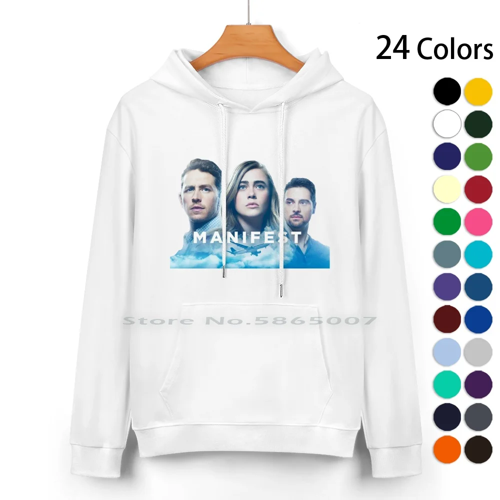 Manifest Tv Series Pure Cotton Hoodie Sweater 24 Colors Manifest Tv Series Show Supernatural Drama Melissa Roxburgh Josh Dallas